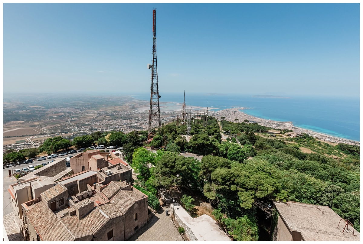 Erice Sicilija, Karaliaus Frydricho bokštas, Torre di Re Federico, Erice, Sicilija, Sicily